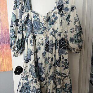 Cara Cara Jacobean Sip Sip Mini Dress